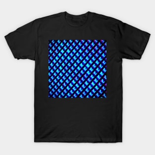 Abstract dark background with neon glow T-Shirt